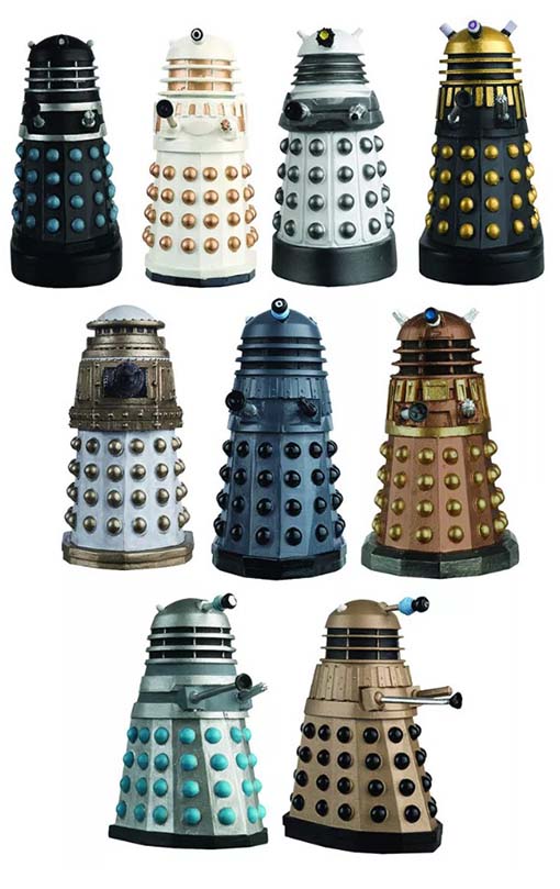 Doctor Who Dalek Figure Parliament Eaglemoss Box Set