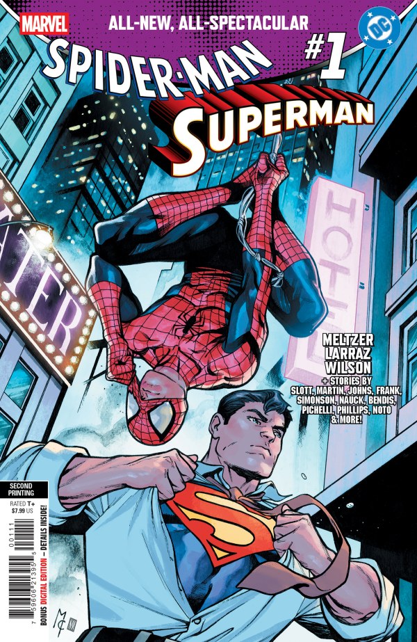 Marvel/DC Spider-Man / Superman #1 (Martín Cóccolo Variant Cover) SECOND PRINTING