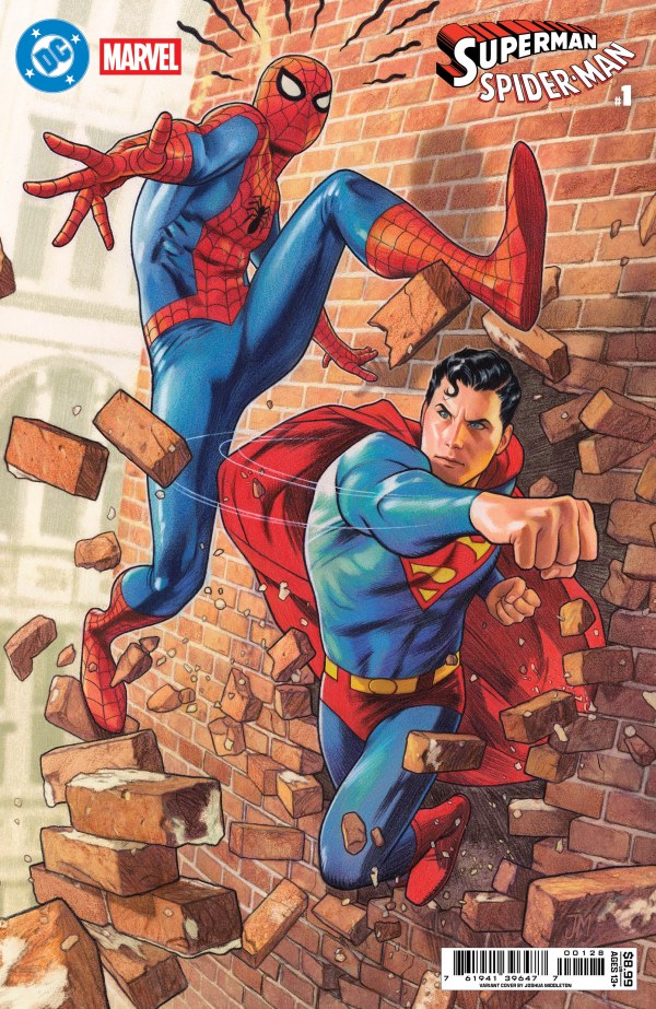 DC/Marvel Superman / Spider-Man #1 (Joshua Middleton Variant Cover)