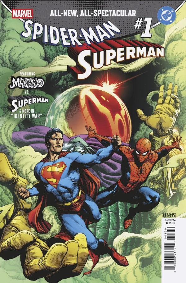 Marvel/DC Spider-Man / Superman #1 (Gary Frank Variant Cover)
