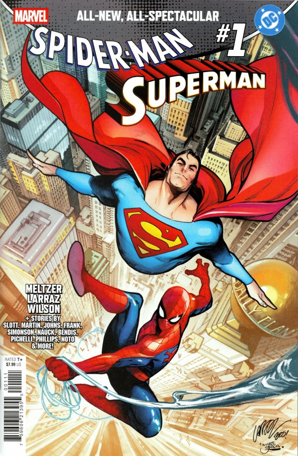 Marvel/DC Spider-Man / Superman #1 (Pepe Larraz Main Cover)