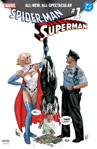 Marvel/DC Spider-Man / Superman #1 (Adam Hughes Variant Cover)