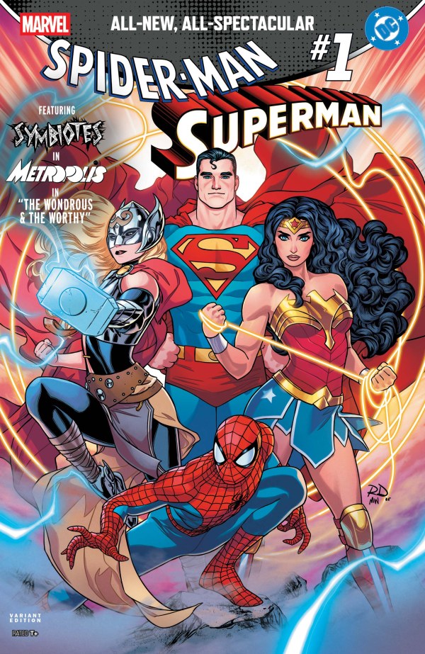 Marvel/DC Spider-Man / Superman #1 (Russell Dauterman Variant Cover)