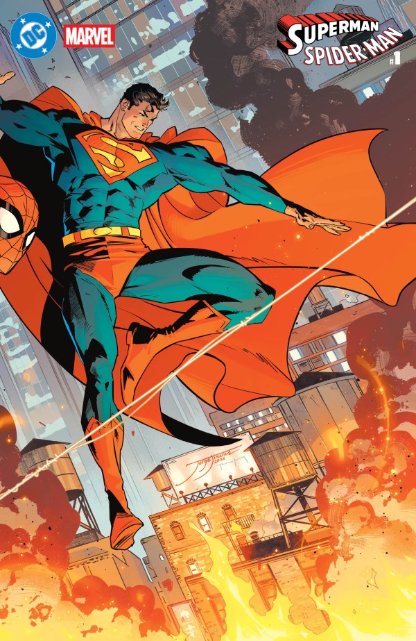 DC/Marvel Superman / Spider-Man #1 (Jorge Jiménez Wraparound Variant Cover)