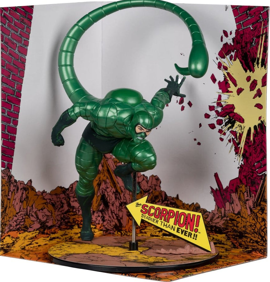 Marvel PVC Statue 1/10 Scorpion (Metallic) (The Amazing Spider-Man #318) (Gold Label) 18 cm