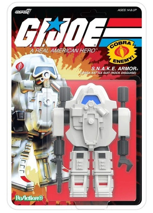 G.I. Joe ReAction+ Action Figure SNAKE Armor (Rock disguise) (Cartoon) 10 cm