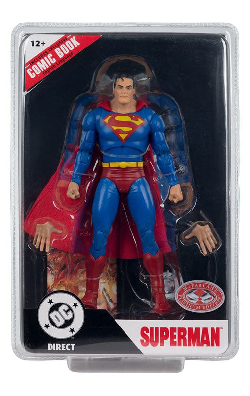 DC Direct Page Punchers Action Figure Superman (Justice #1) (Red Platinum Edition) 19 cm