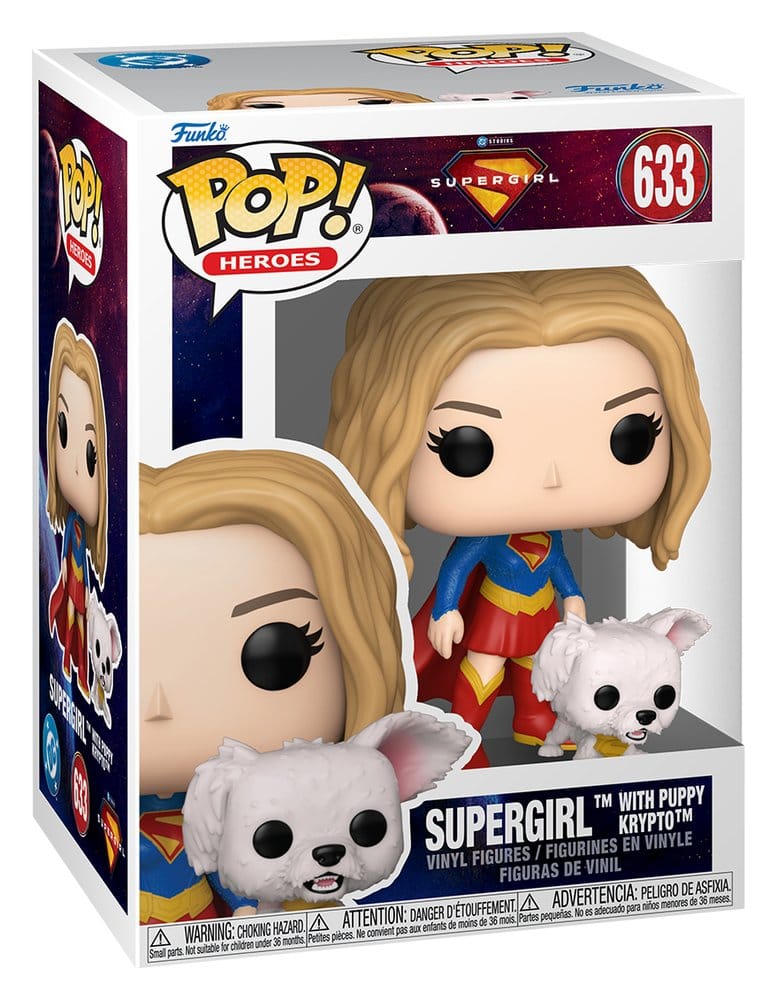 Funko POP! Supergirl - Supergirl with Puppy Krypto (#633) figure