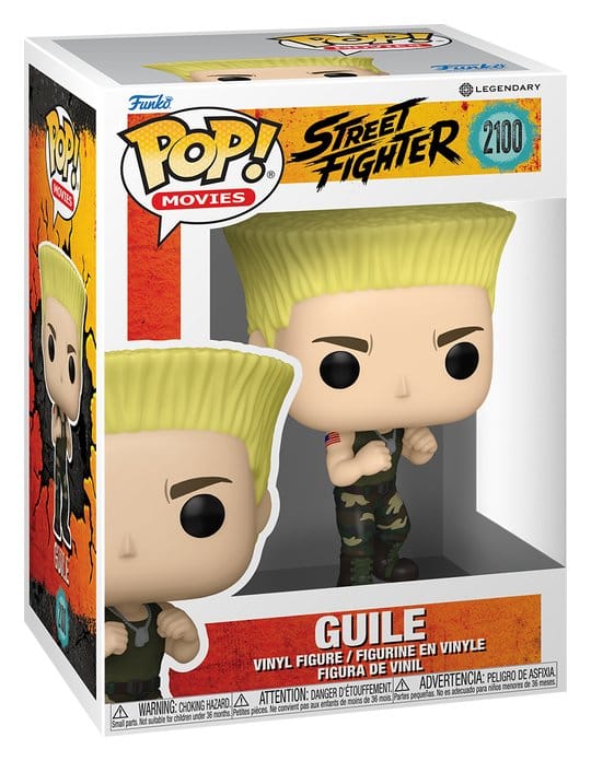 Funko POP! Street Fighter - Guile (#2100) figure