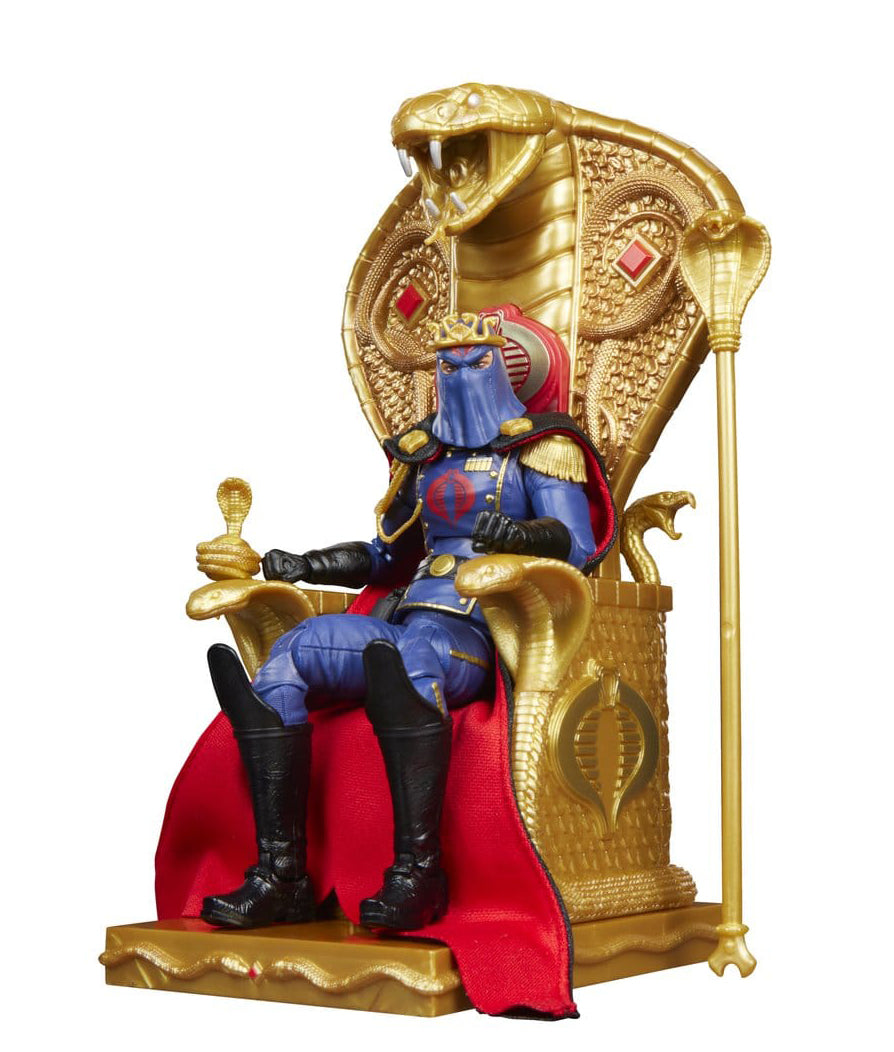 G.I. Joe Classified Series Action Figure Cobra Commander in Dress Uniform & Throne 15 cm