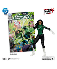 DC Direct Page Punchers Action Figure Jessica Cruz (Green Lanterns # 48) (Red Platinum Edition) 18 cm