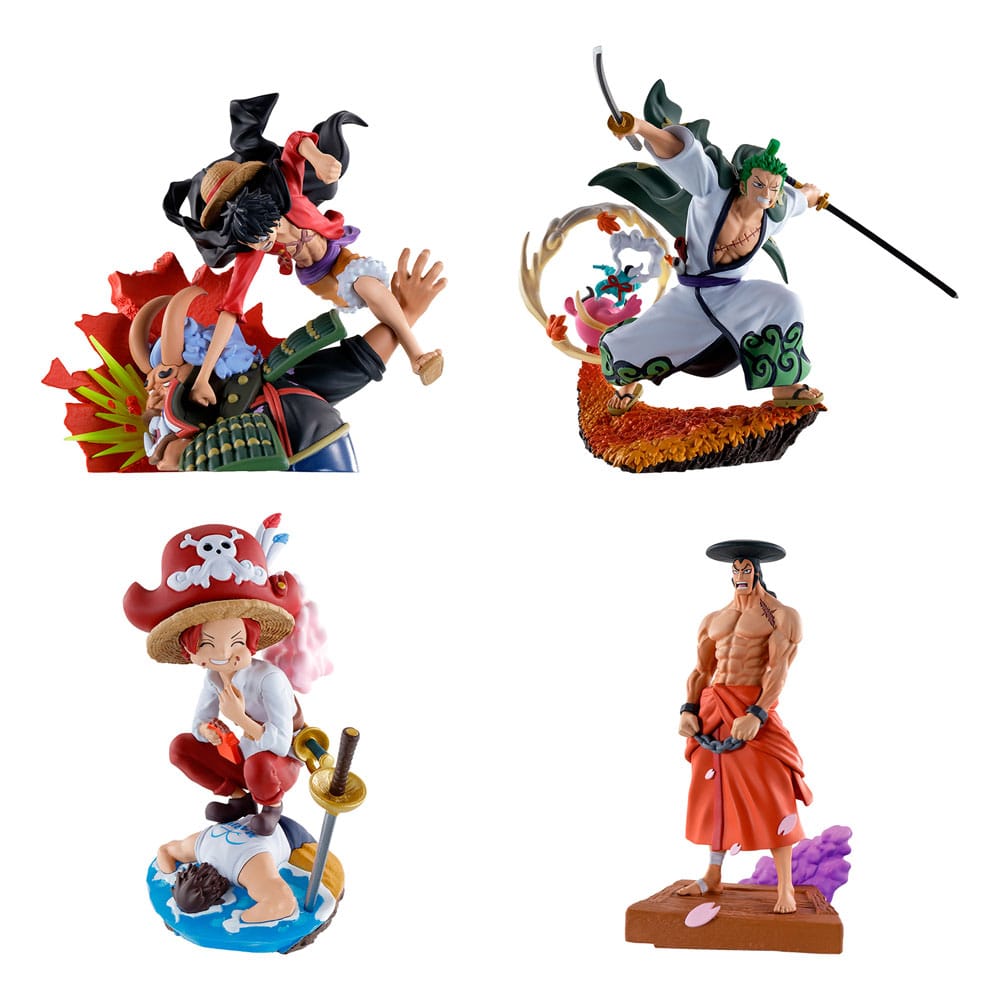 One Piece Petitrama PVC Mini Statue Logbox Re Birth Wano Kuni Vol. 1 BLIND BOX