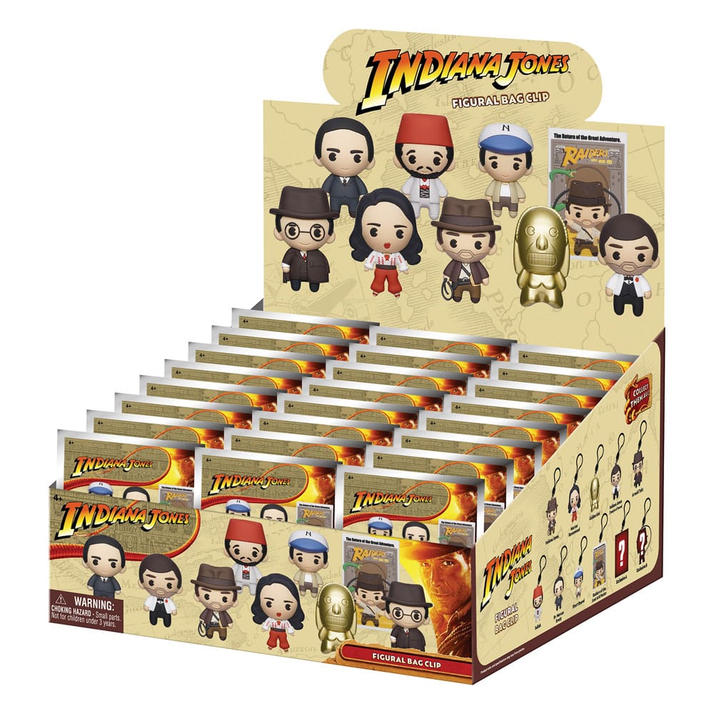 Indiana Jones 3D PVC Bag Clips BLING BAG
