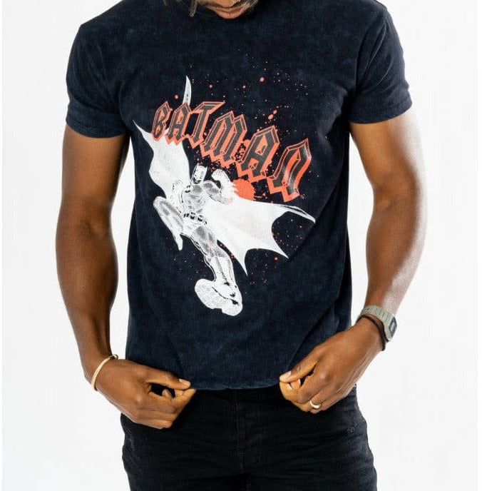 Batman T-Shirt Rock Acid Wash