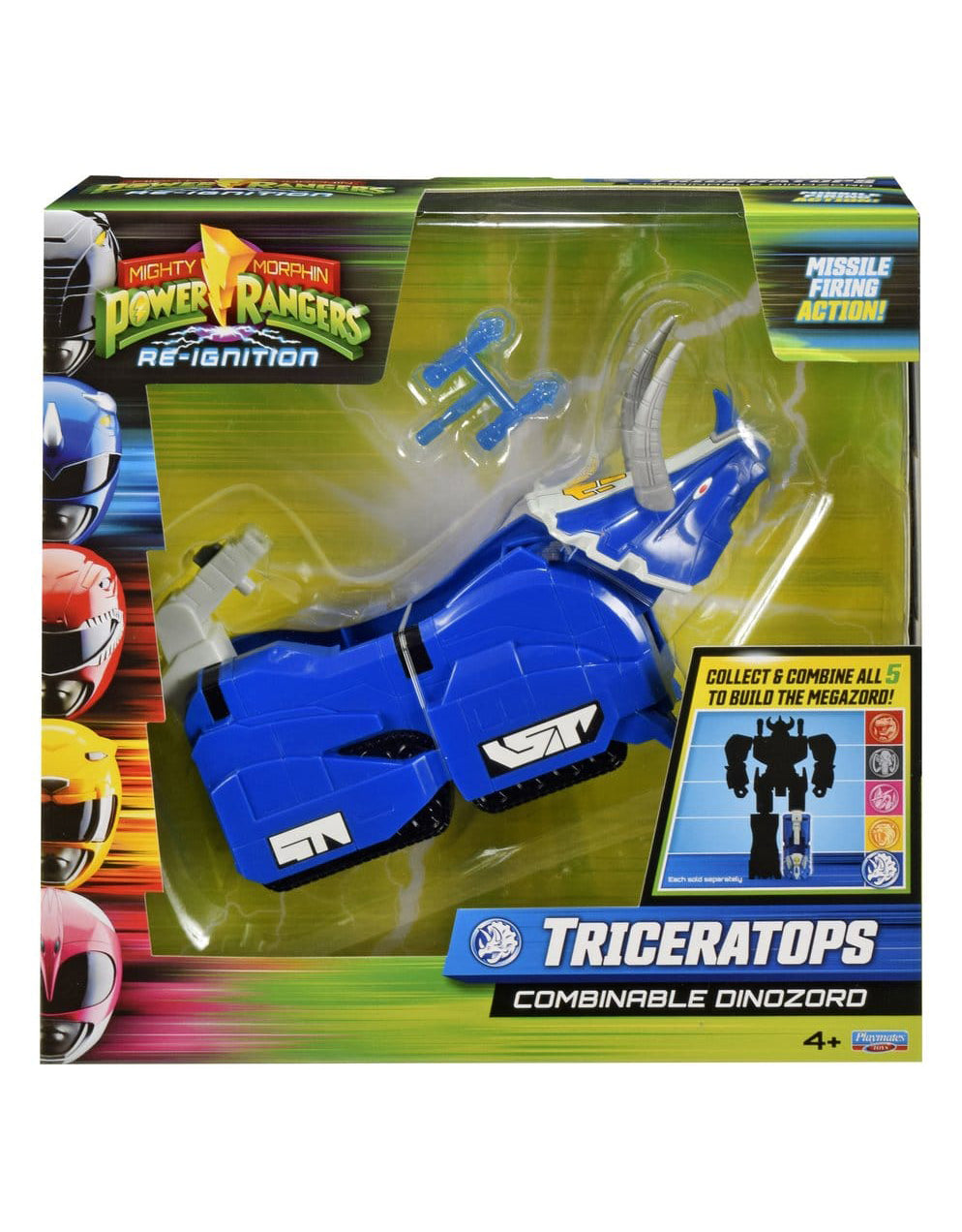 Mighty Morphin Power Rangers Combinable Dinozord Action Figure Triceratops 20 cm