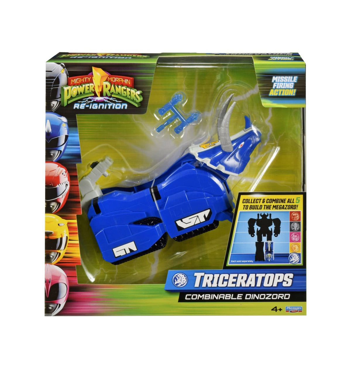 Mighty Morphin Power Rangers Combinable Dinozord Action Figure Triceratops 20 cm